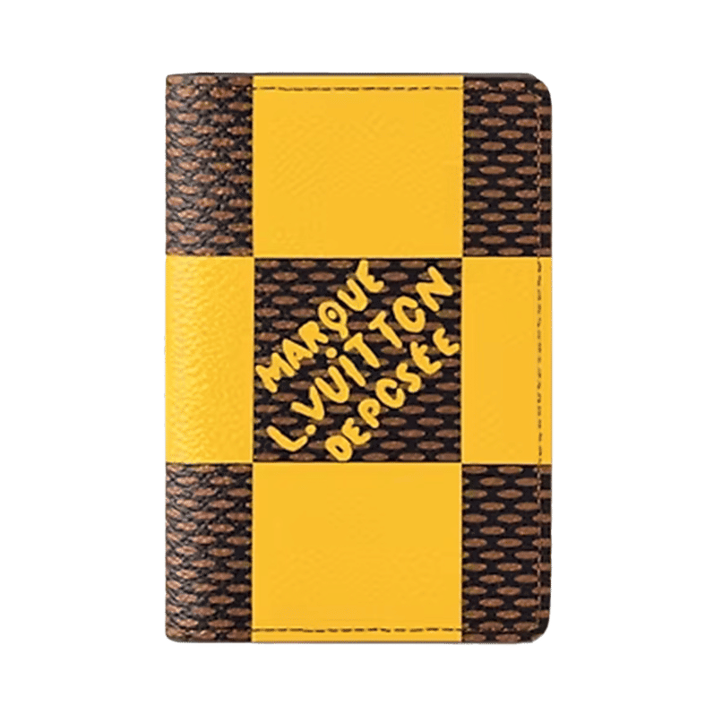 Louis Vuitton Pocket Organizer Damier Pop Jaune Mat