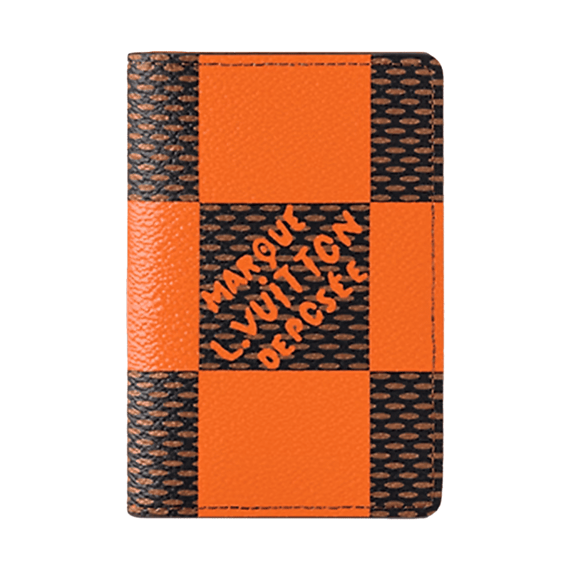Louis Vuitton Pocket Organizer Damier Pop Orange