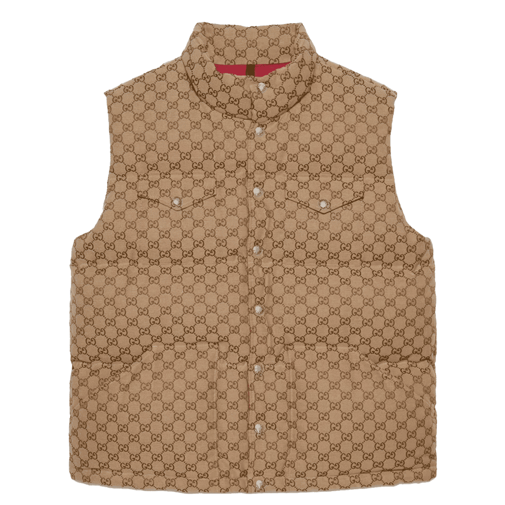 Down Vest Beige/Ebony