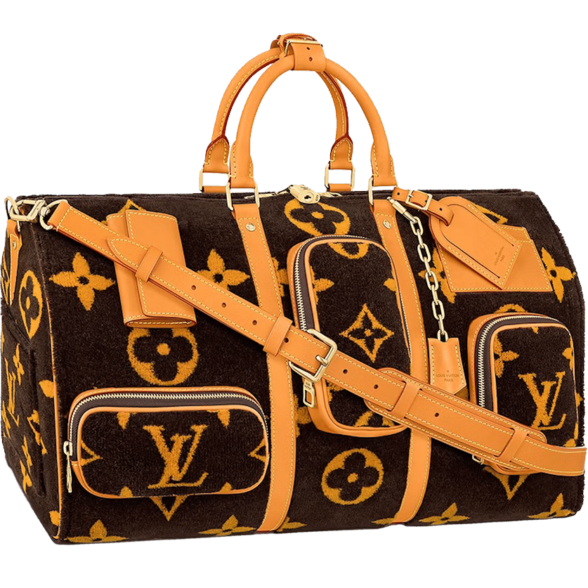 Louis Vuitton Keepall 50 Multipocket Monogram Tuffetage Multicolor