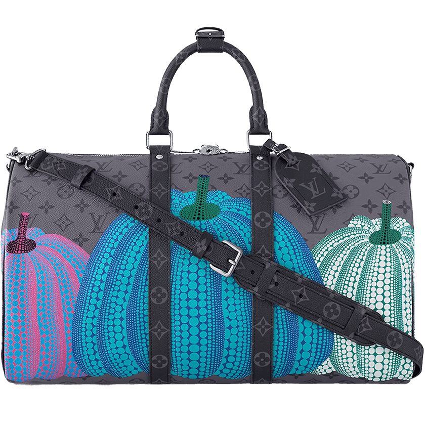 Louis Vuitton LV x YK Keepall Bag 45 Pumpkin Print