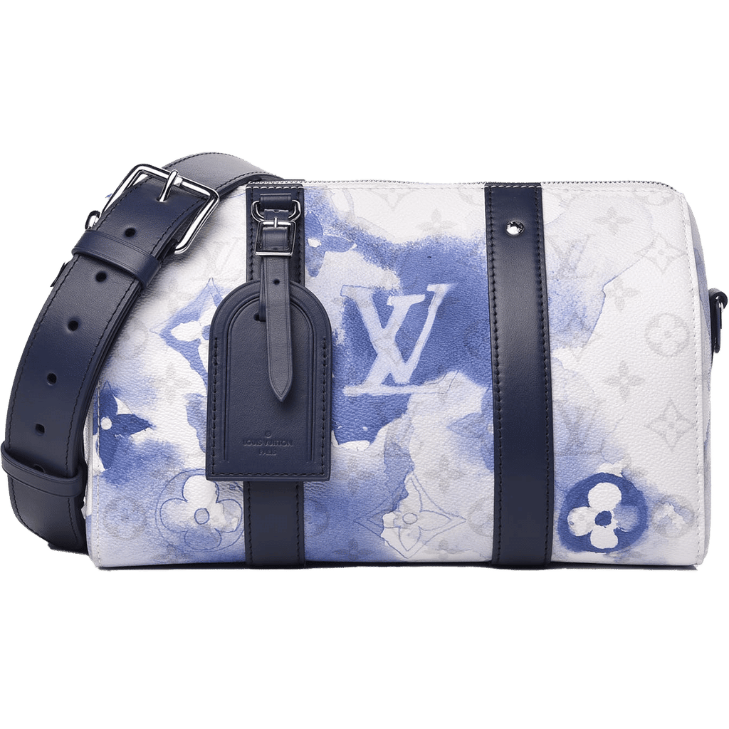 Louis Vuitton City Keepall Monogram Watercolor Blue