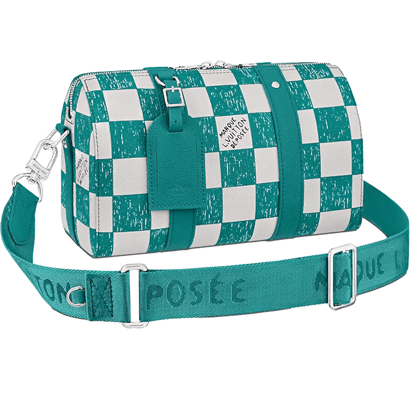 Louis Vuitton City Keepall Graphite Teal