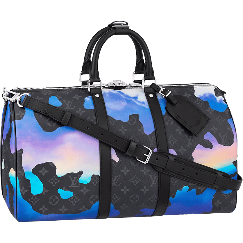 Louis Vuitton Keepall Bandouliere 45 Sunrise Monogram Eclipse Black/Grey/Multi