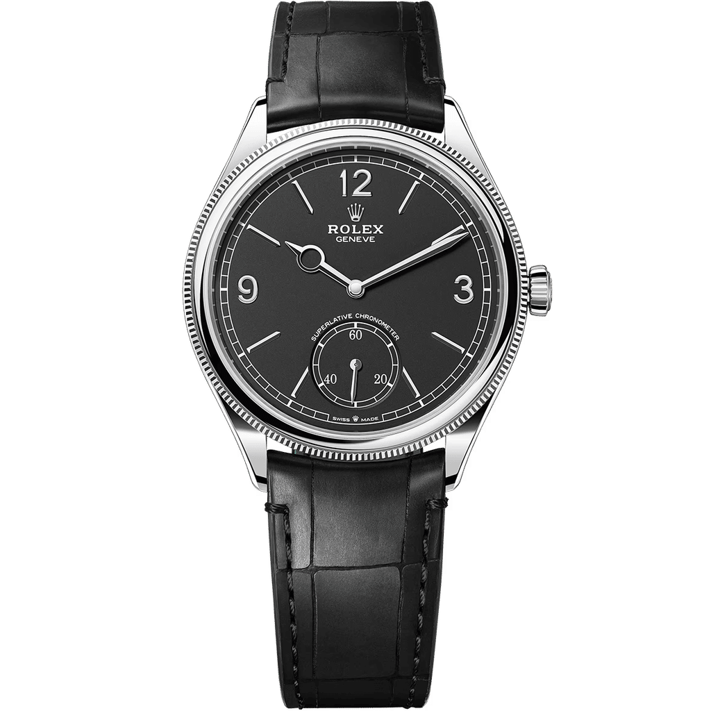 Rolex 1908 White Gold Black Dial 39mm