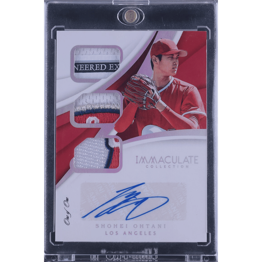 2018 Immaculate Collection Platinum Shohei Ohtani ROOKIE PATCH AUTO 1/1 CGC AUTH