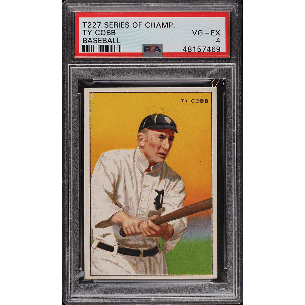 1912 T227 Series Of Champions Ty Cobb PSA 4 VGEX
