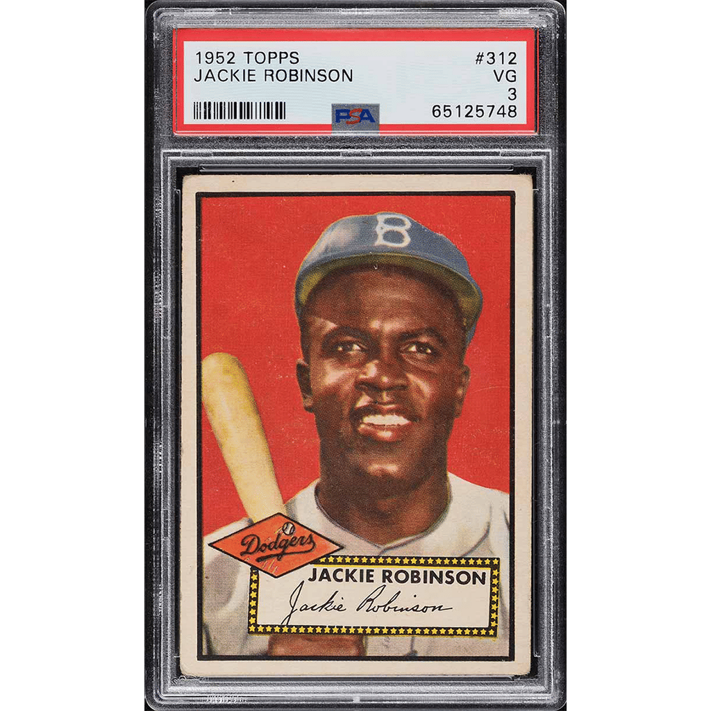 1952 Topps Jackie Robinson #312 PSA 3 VG