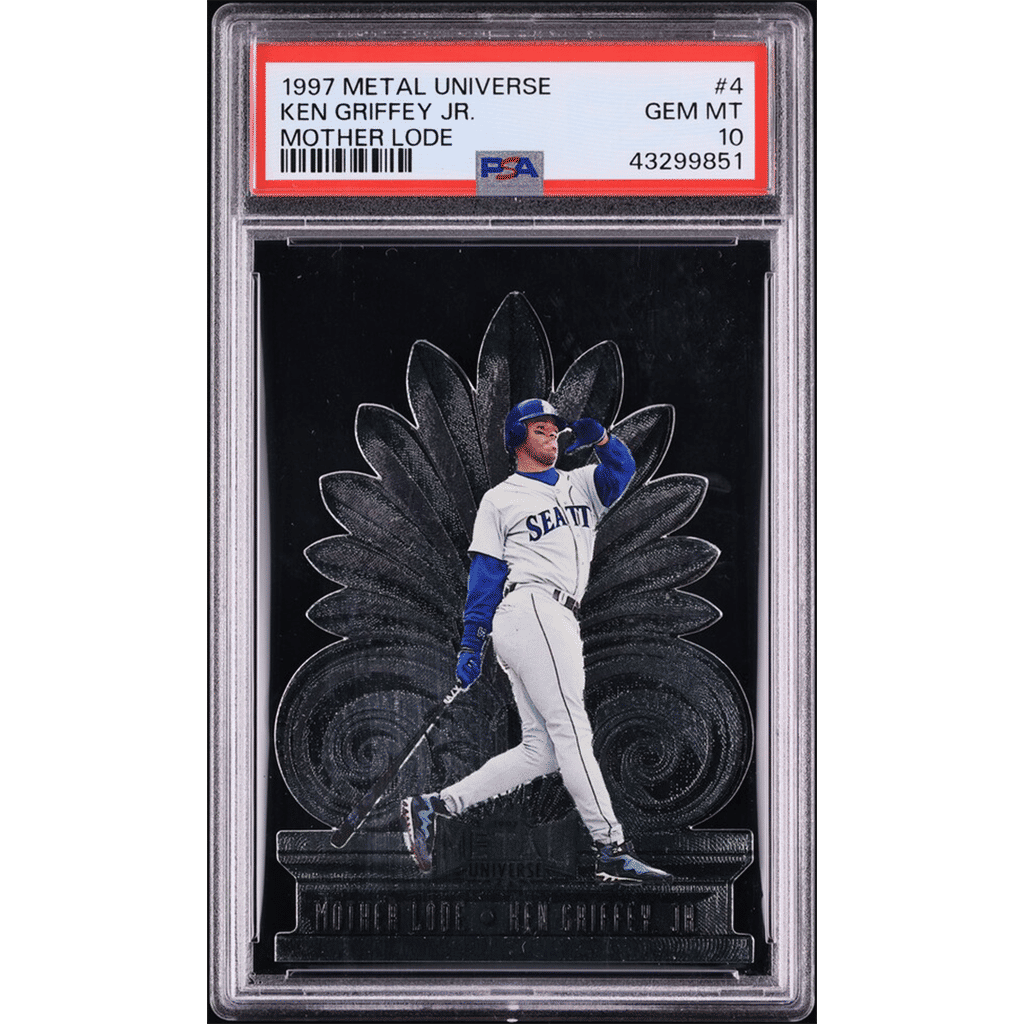 1997 Metal Universe Mother Lode Ken Griffey Jr. #4 PSA 10 GEM MINT