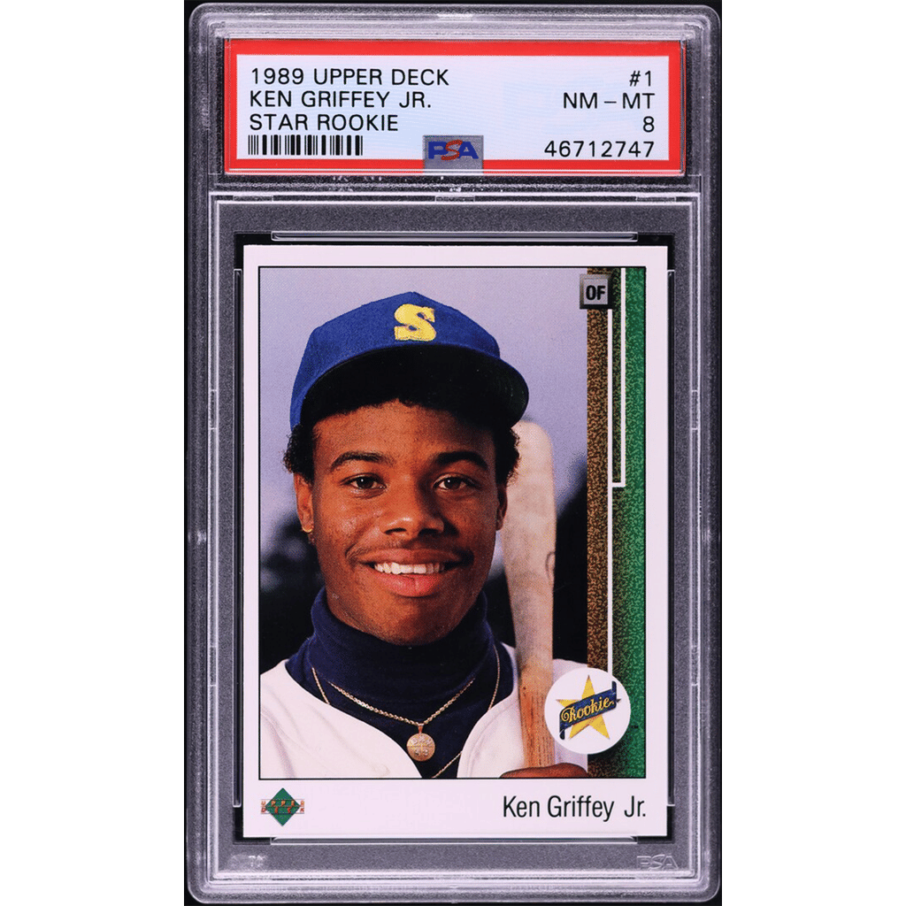 1989 Upper Deck Ken Griffey Jr. ROOKIE #1 PSA 8 NM-MT