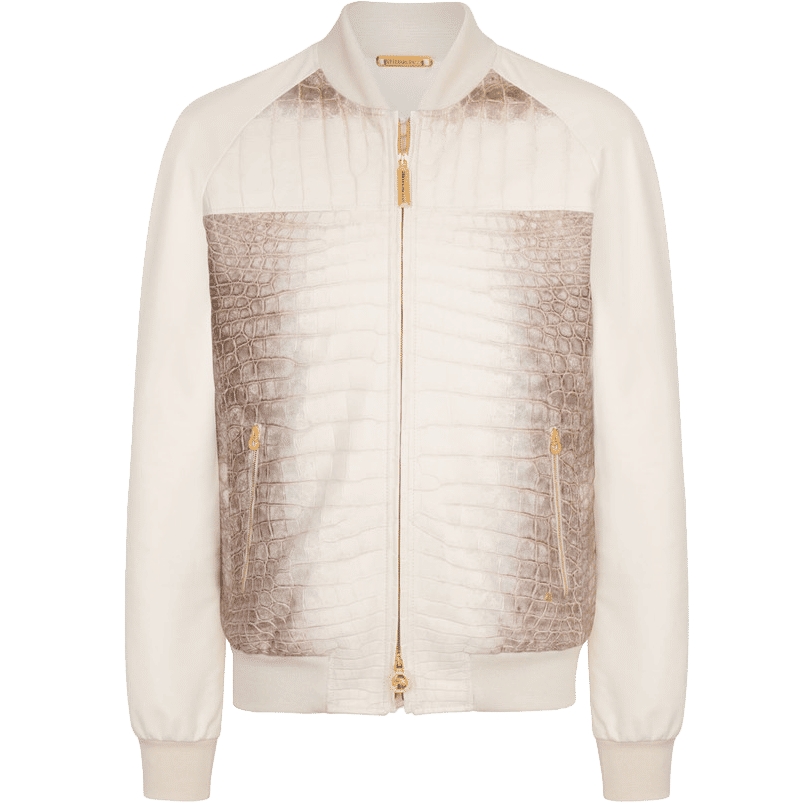 Stefano Ricci Himalaya Crocodile And Nappa Leather Blouson