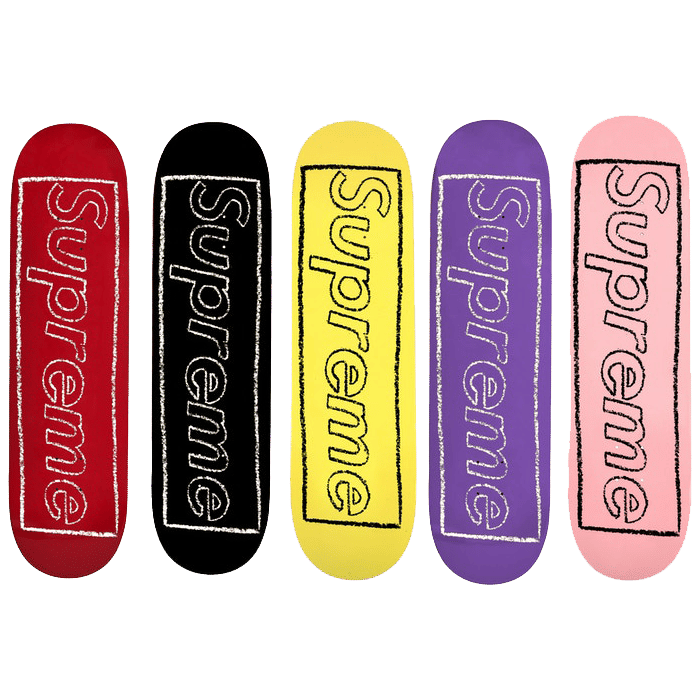 Chalk Logo Skateboard Deck Set