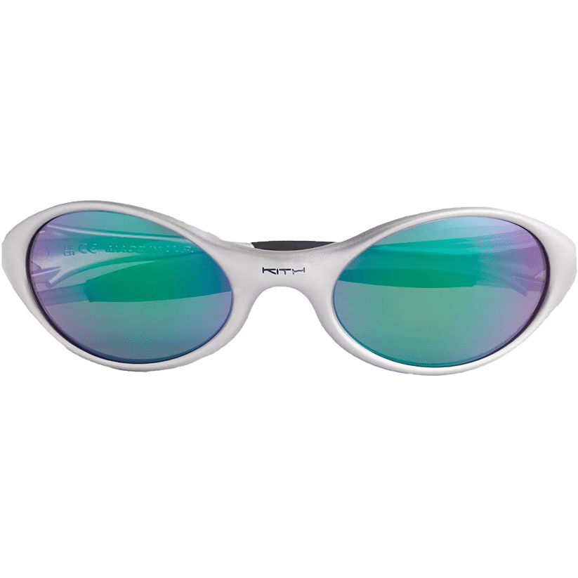 Kith x Oakley Eye Jacket Sunglasses Silver/PRIZM/Jade