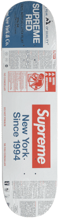 Supreme Paint Skateboard Deck White