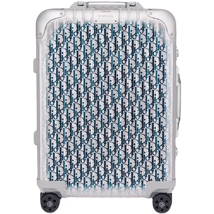 Dior x RIMOWA Cabin Suitcase Grey/Blue
