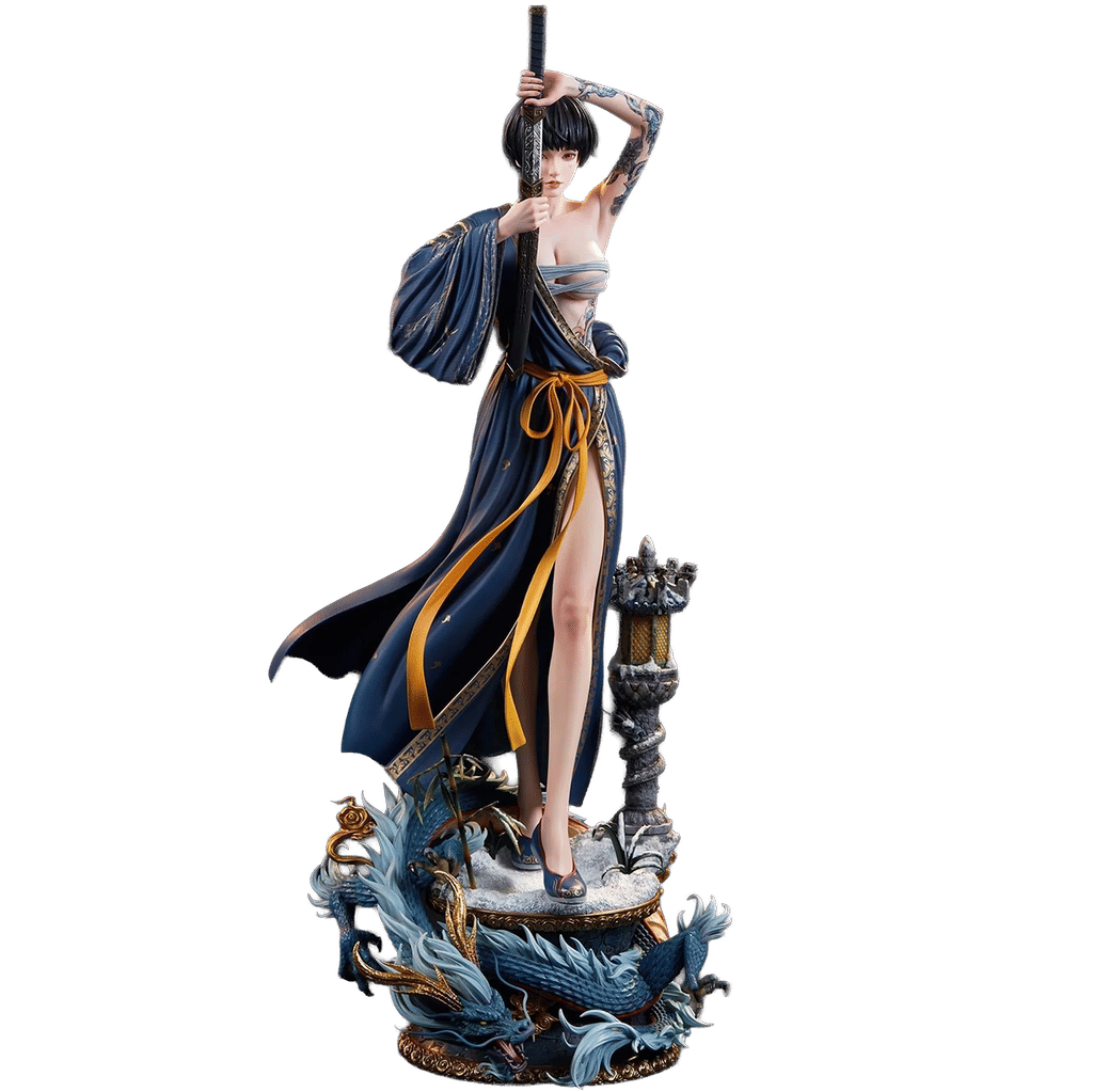 Ghostblade Jade Navy Blue 1/4 Scale Statue