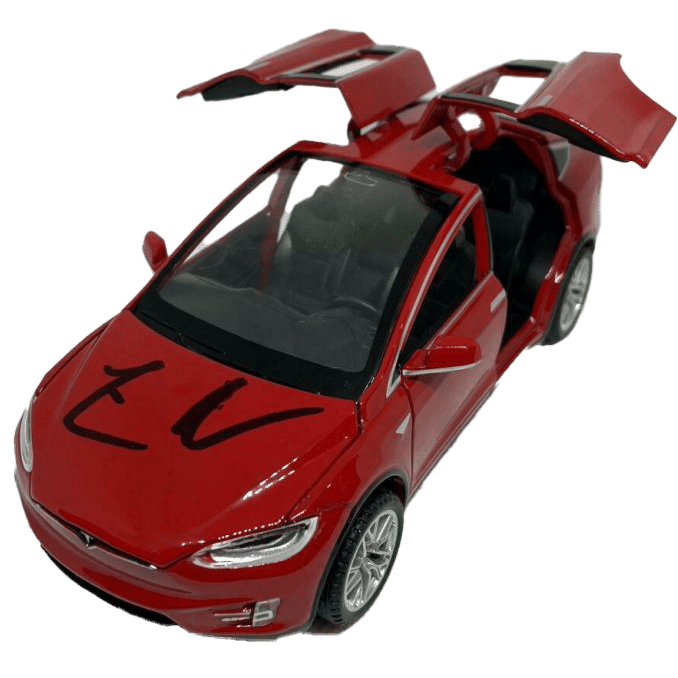 Elon Musk Signed Autograph 1:32 Diecast Tesla Model X (Red) Car – Very Rare JSA