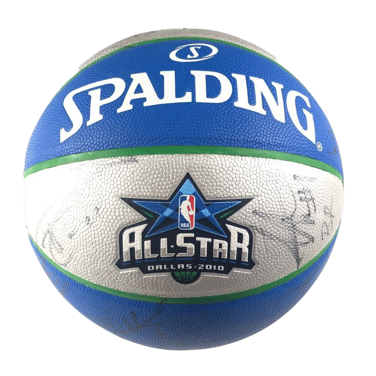 2010 Nba All Star Signed Basketball PSA/DNA Autographed Ball Loa