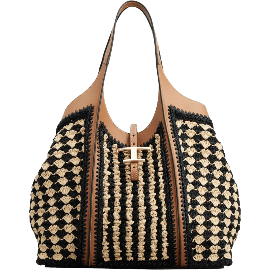 Tod's T Timeless crochet tote bag