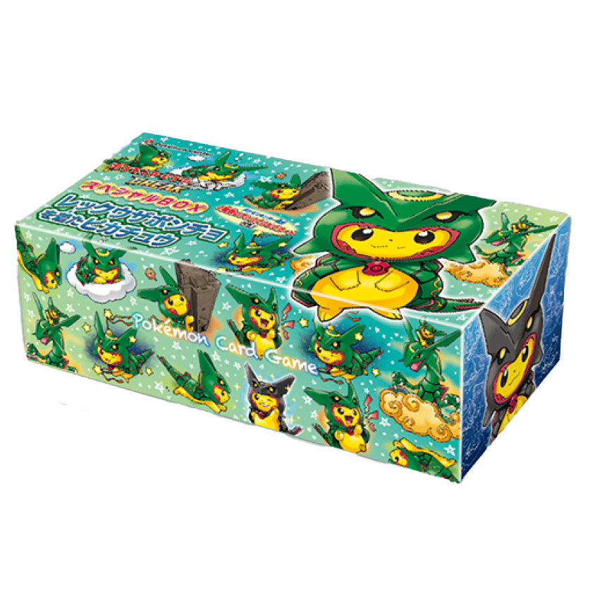 Pokémon TCG XY Break Pikachu Rayquaza Poncho Special Box
