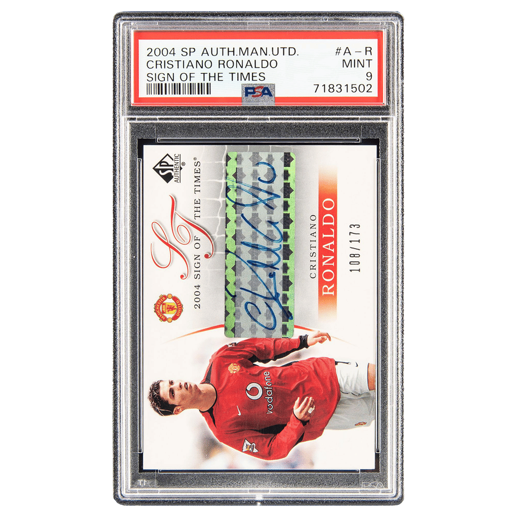 2004 Cristiano Ronaldo PSA 9 - Authentic Sign Of The Times #A-R