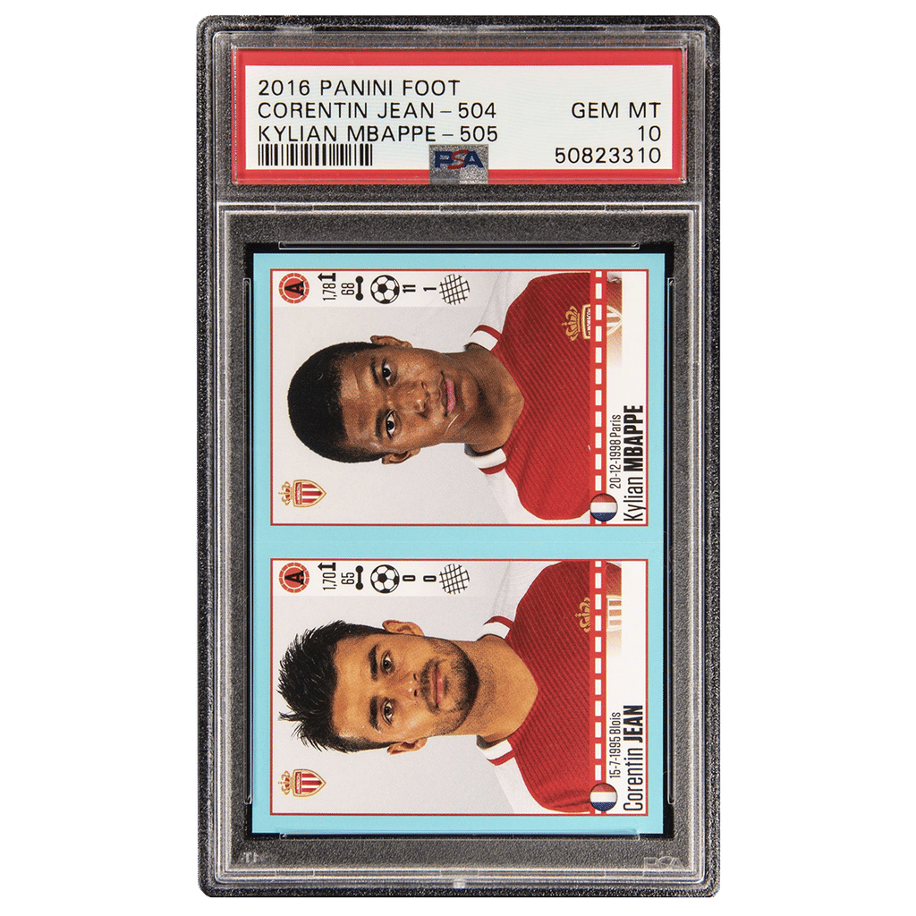 Jean/Kylian Mbappe Rookie Card – PSA GEM MT 10