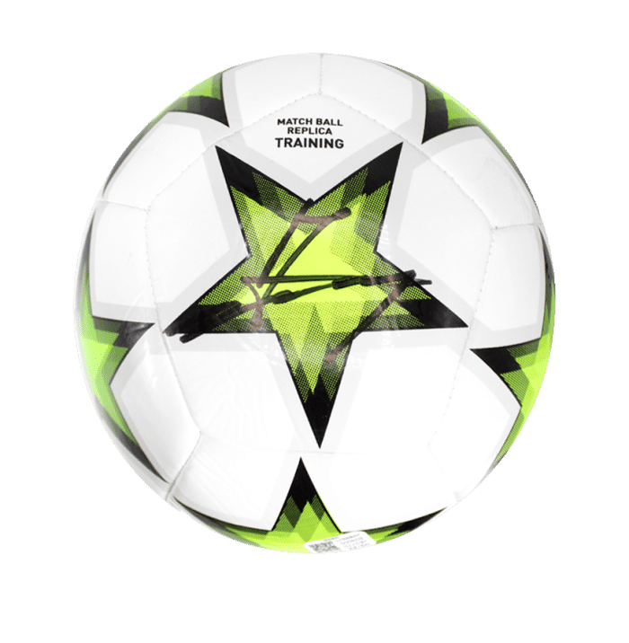 Claude Makelele Signed UEFA Champions League Football