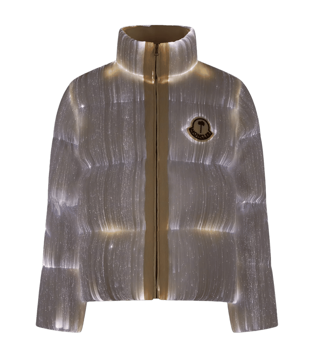 Moncler Maya 70 by Palm Angels Jacket Bright White