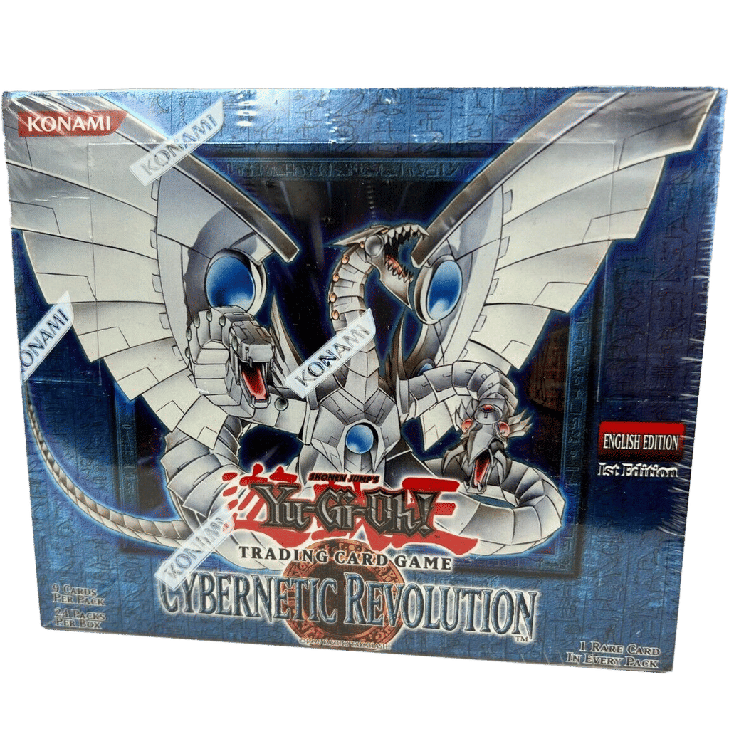 Yugioh 1st Edition Cybernetic Revolution Booster Box Sealed 24 Packs Mint