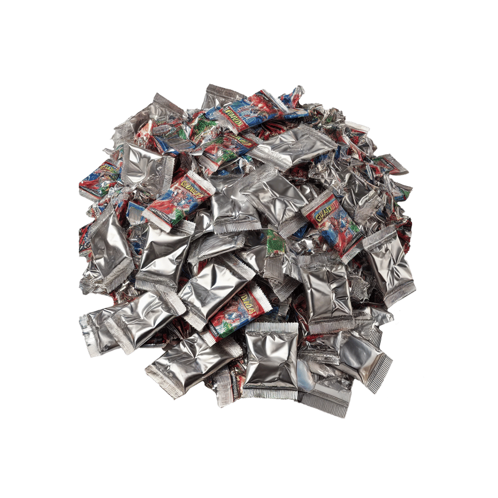 Pile of Empty Pack Wrappers