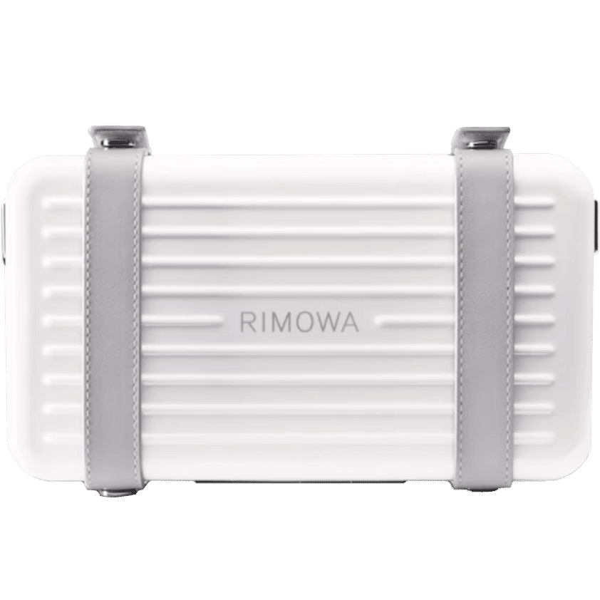 Rimowa Personal Polycarbonate Cross-Body Clutch Bag White