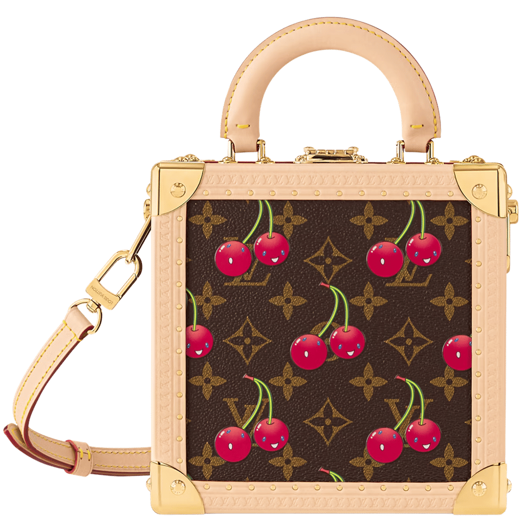 LV x TM Mini Square Trunk Cherry
