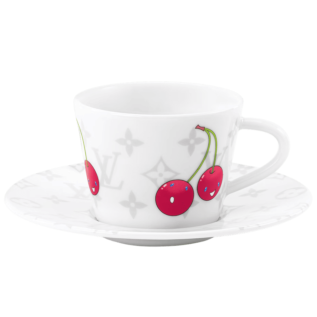 LV x TM Set of 2 Coffee Cups and Saucers