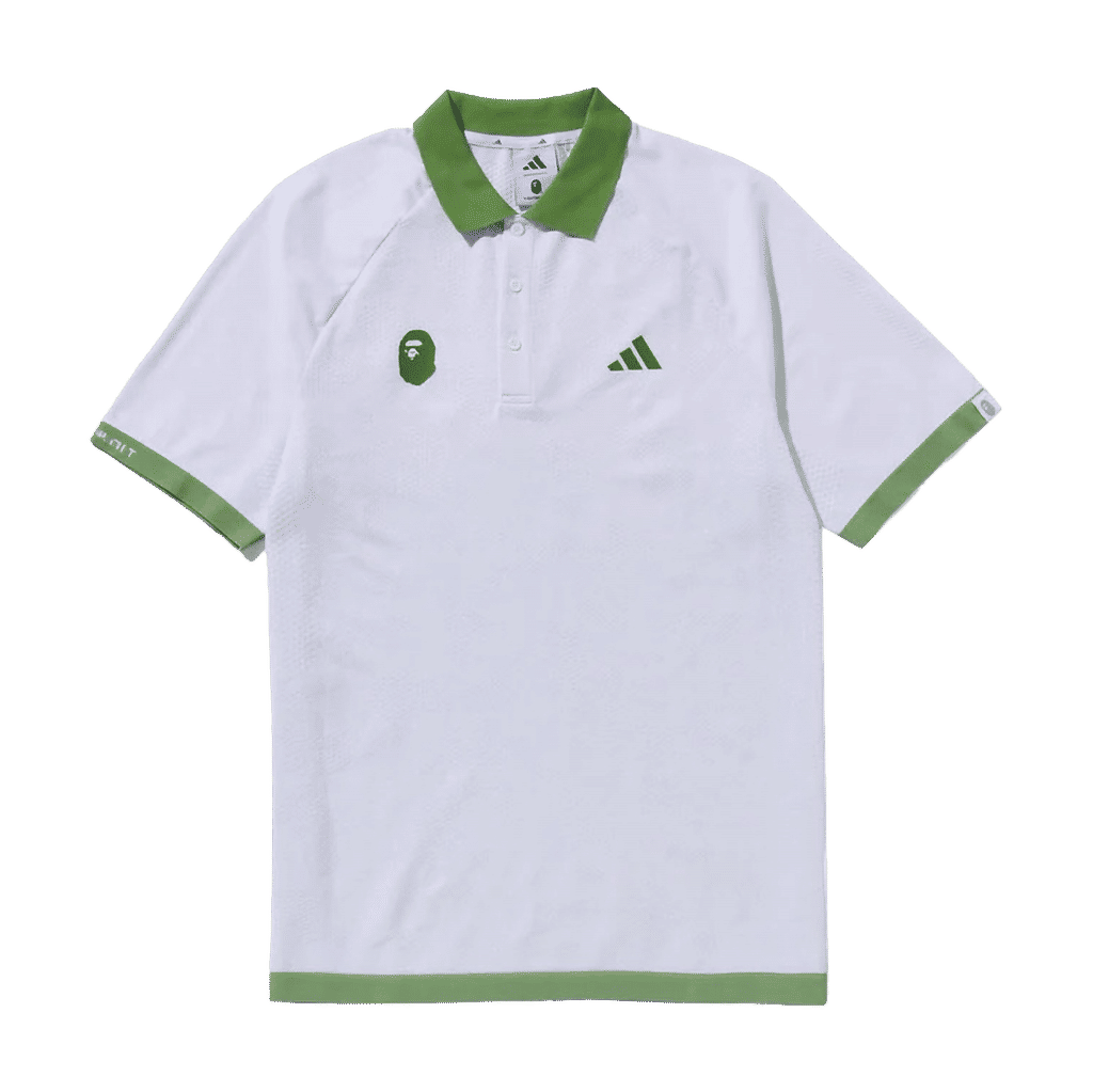 BAPE x adidas Golf Polo White
