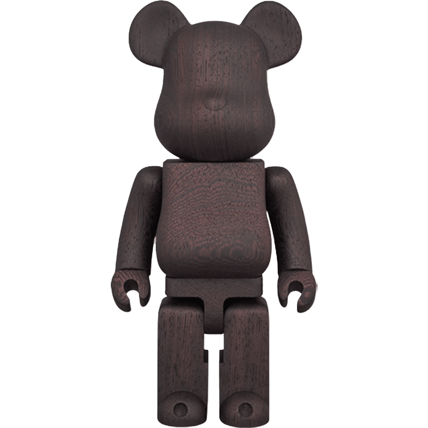 Bearbrick Karimoku Wenge 400% Wood