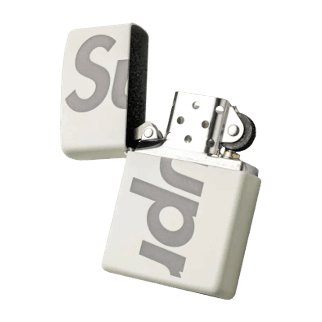Supreme Glow In The Dark Zippo White