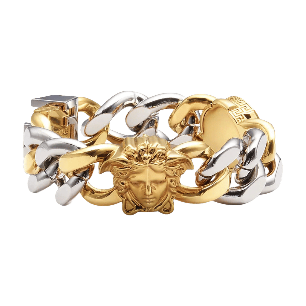 Fendi Fendace Chain Bracelet Versace Gold/Silver