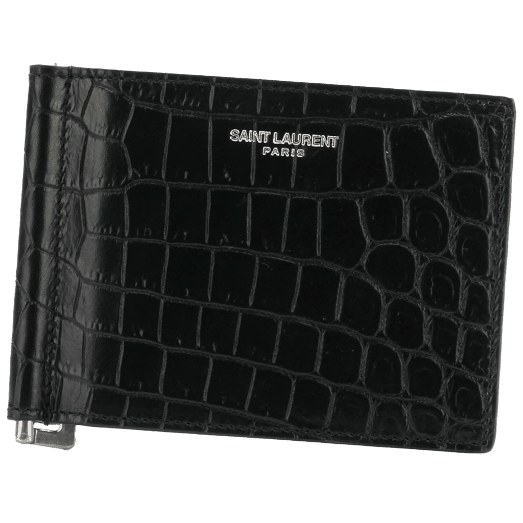 Saint Laurent logo cardholder wallet