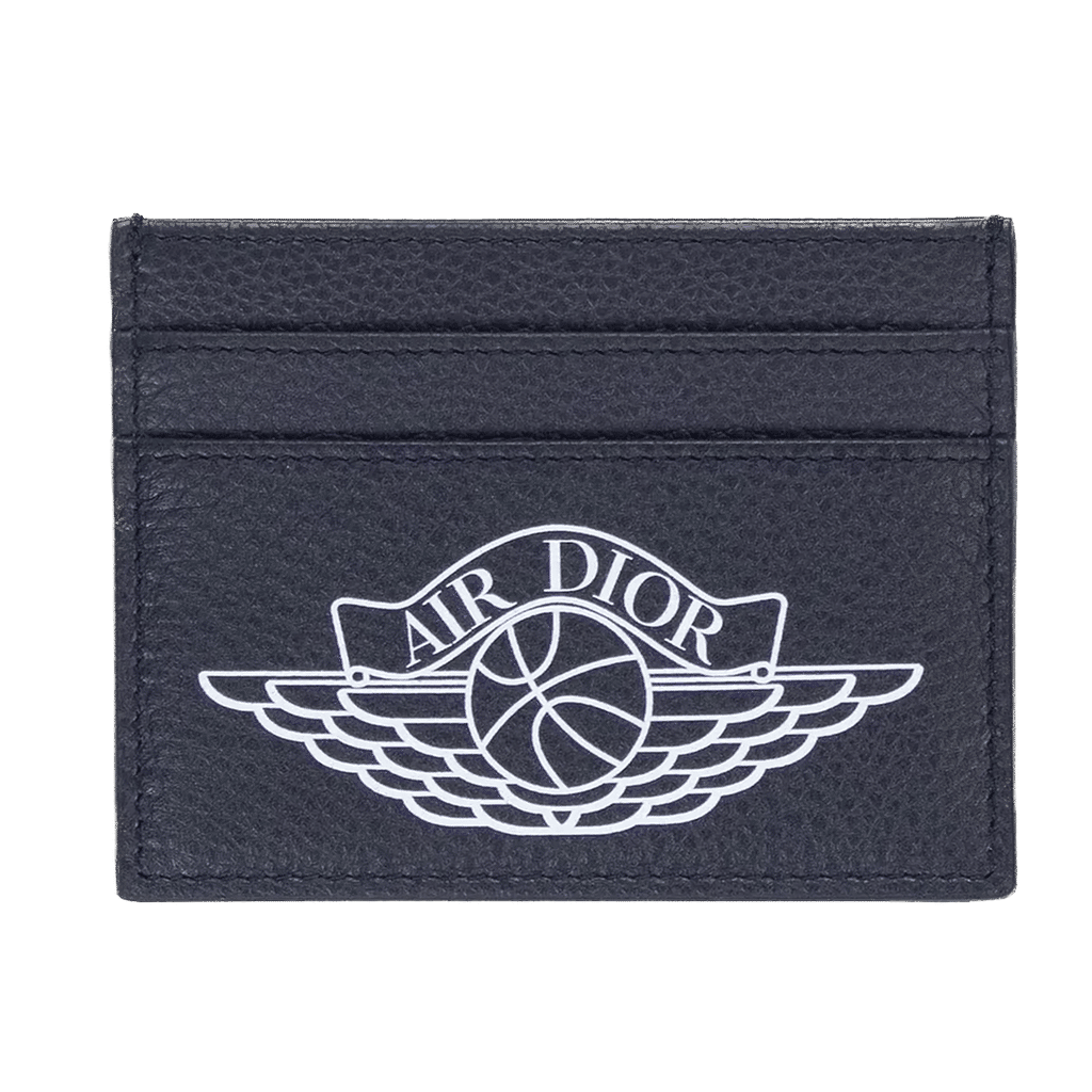 Dior x Jordan Wings Card Holder (4 Card Slot) Navy
