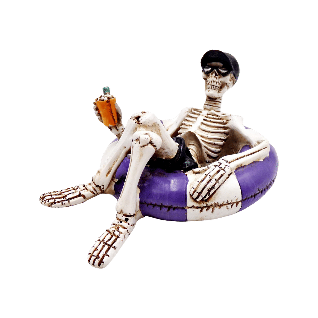 Pool Float Figurine Skeleton