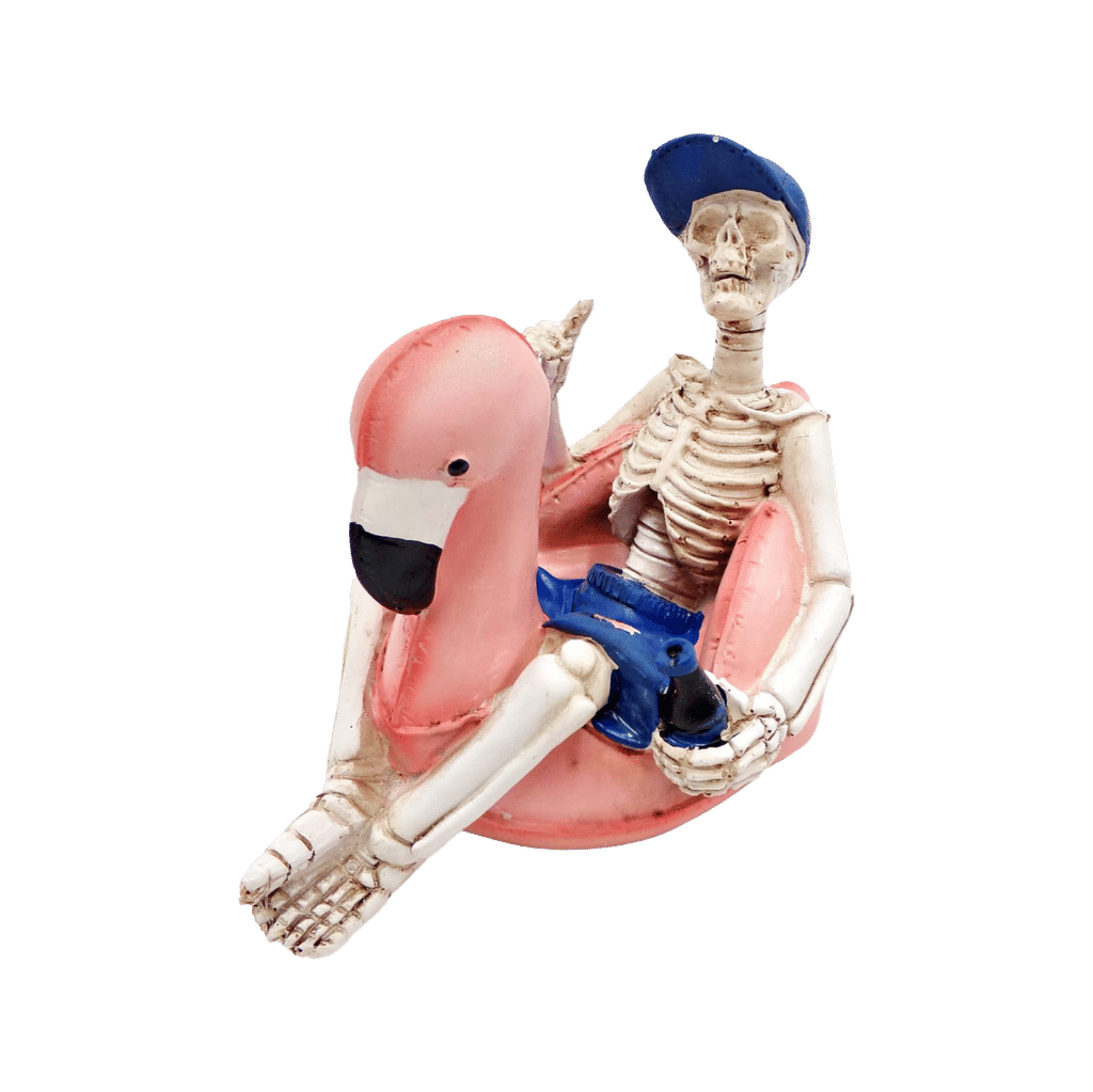 Flamingo Pool Float Skeleton