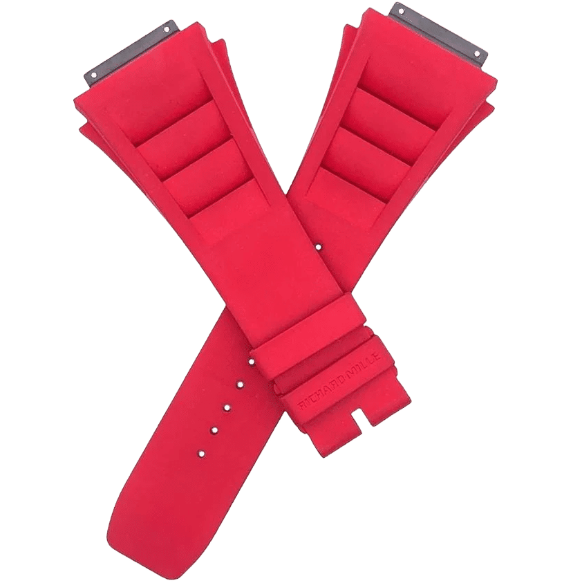 Red Rubber Strap for Richard Mille OEM