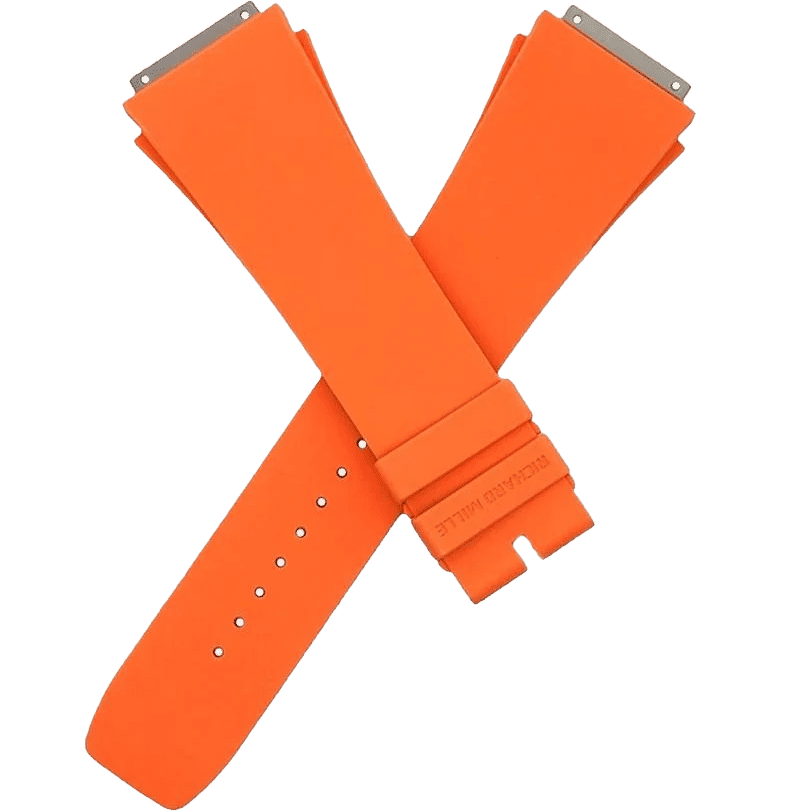 Orange Rubber Strap for Richard Mille OEM