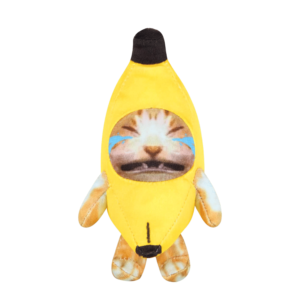 Crying Banana Cat Plush