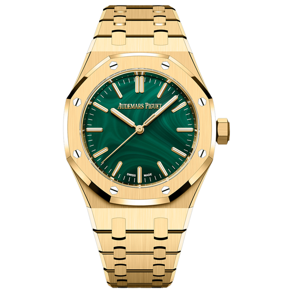 Audemars Piguet Royal Oak Malachite Yellow Gold 37mm