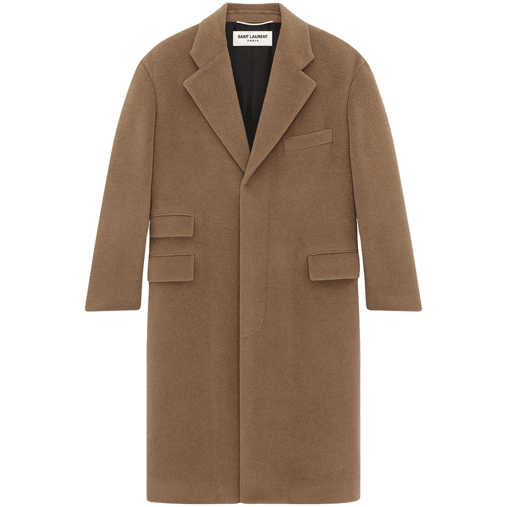 Saint Laurent single-breasted wool coat