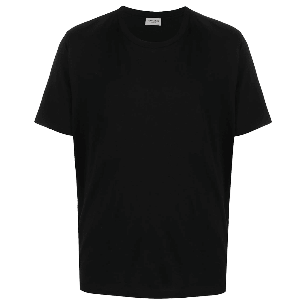 Saint Laurent round neck short sleeve T-shirt