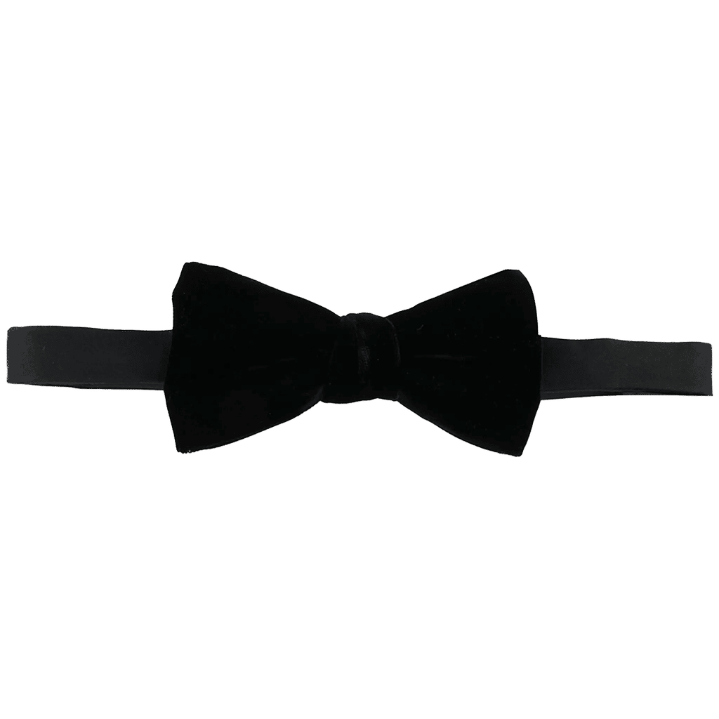 Saint Laurent velvet bow tie