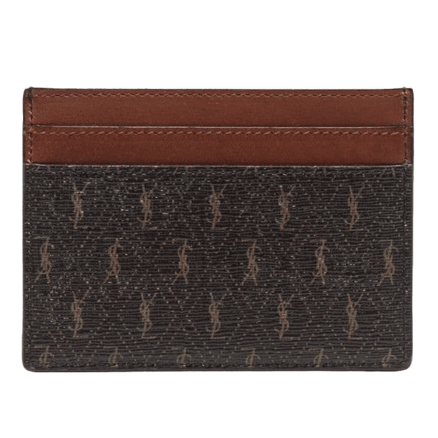 Saint Laurent logo card holder