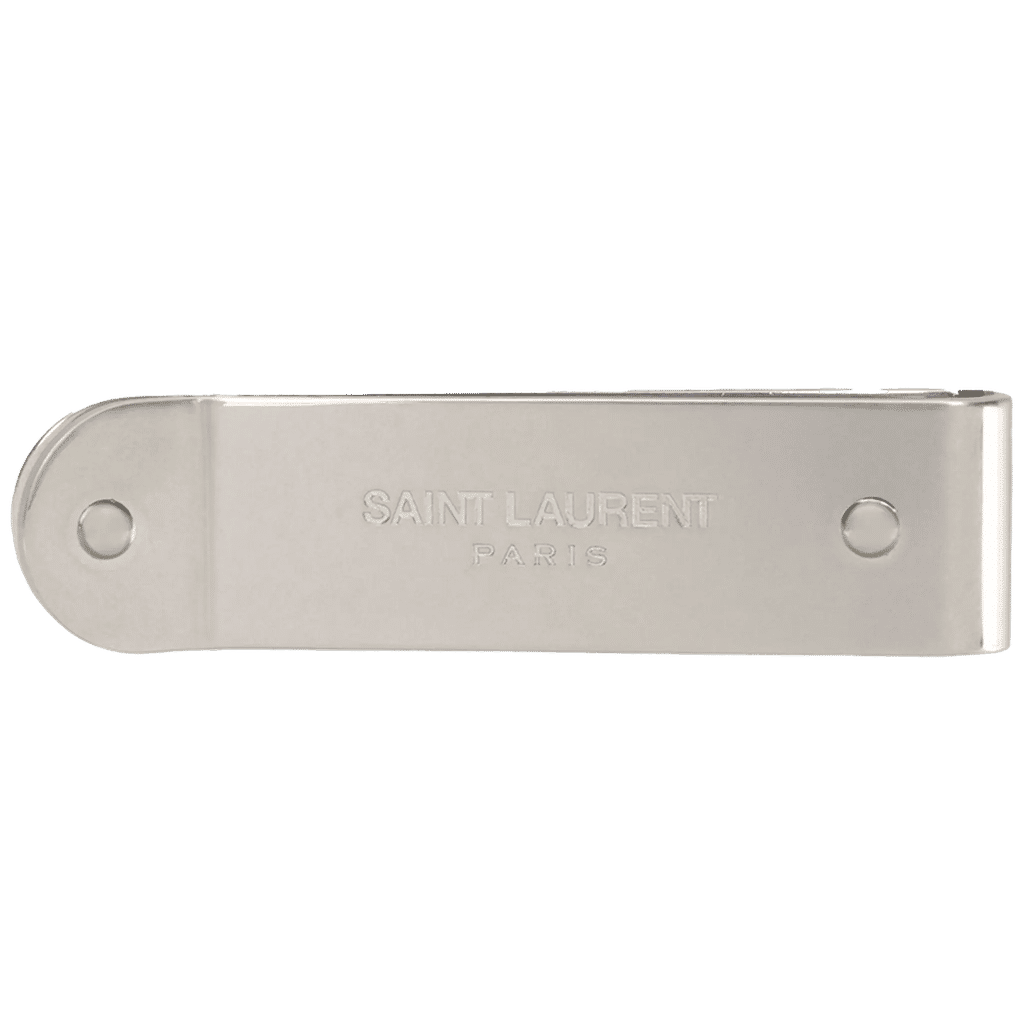 Saint Laurent logo engraved money clip